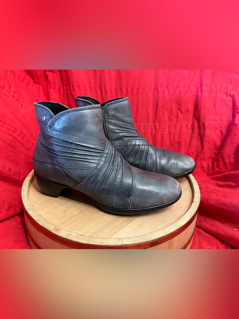 Romika Women's Banja Ankle Leather Boots Booties Size 39